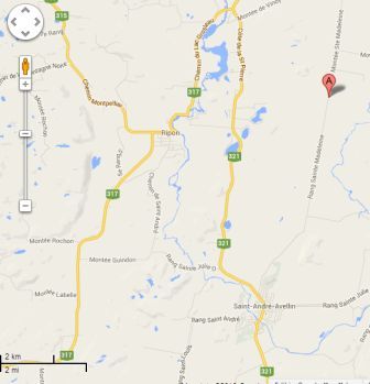 Plus pr�s, du village